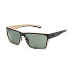 Ryders Eyewear Nelson sunglasses with black and sand matte frame and grey lenses