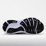 Brooks Ghost 18 running shoes in black/grey/white colorway with mesh upper and white sole