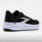 Brooks Ghost 18 running shoe in black with white midsole and grey accents