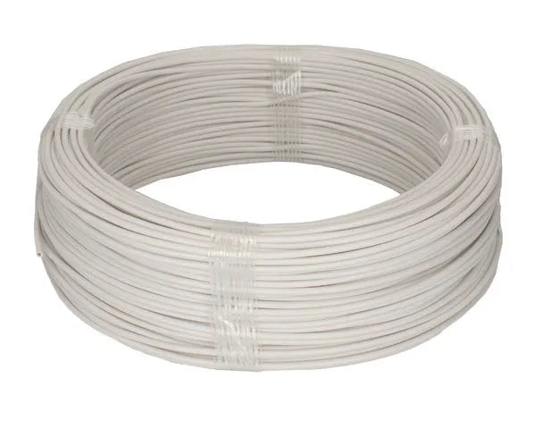Cavo in gomma siliconica 1,5x1 bianco (x metri)