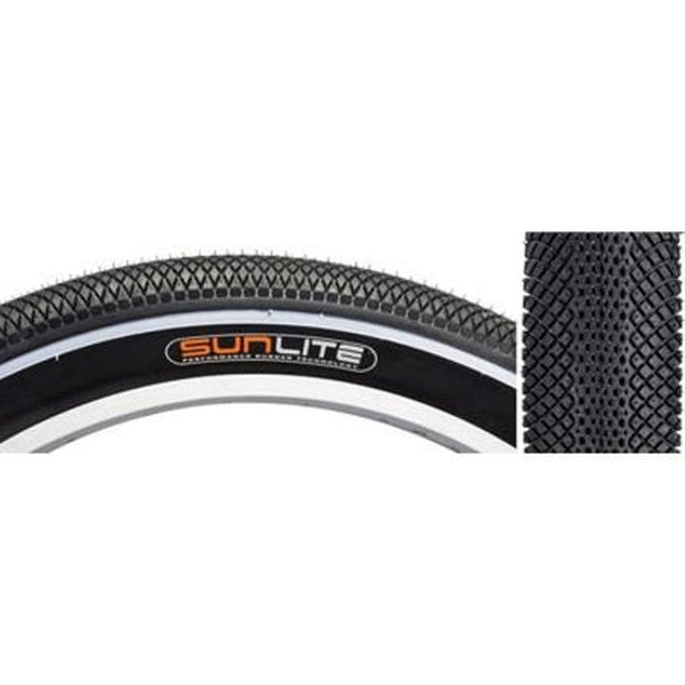 Sunlite 26x3.5 Wire White Stripe Baja Tire