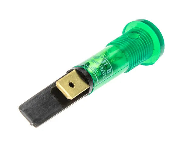 Pilota luce universale rotonda verde