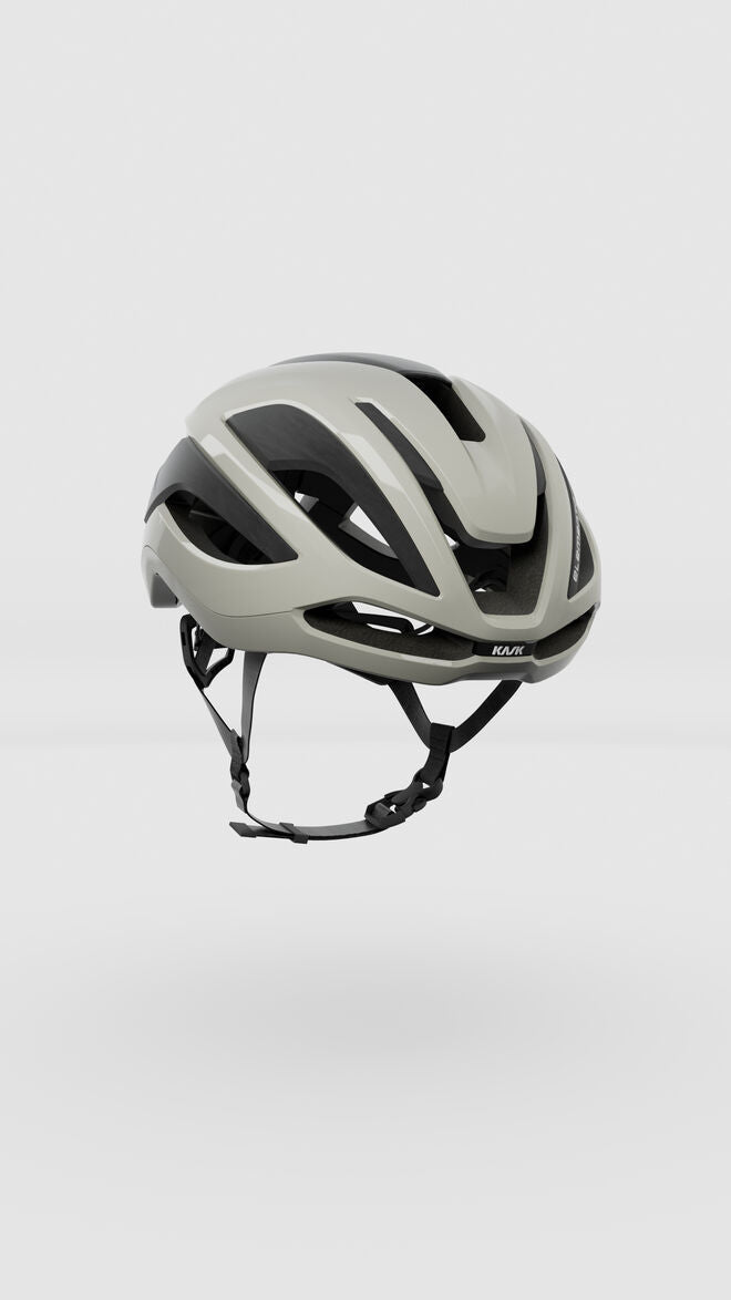 KASK Protone Icon cycling helmet in light grey with aerodynamic design