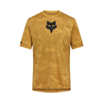 Fox Racing Ranger True Dri short sleeve mountain bike jersey in golden dirt camo