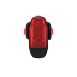 Lezyne KTV Drive+ rear bike light in black with red LED lens