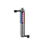 Lezyne Pocket Drive Pro bicycle pump with rainbow metallic finish and black components