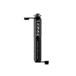 Lezyne Pocket Drive Pro HV black bicycle pump with textured grip handle