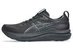 ASICS Gel Kayano 33 running shoe in black colorway side profile view