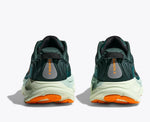 Hoka Gaviota 6 men's running shoes in bay leaf green with orange sole details
