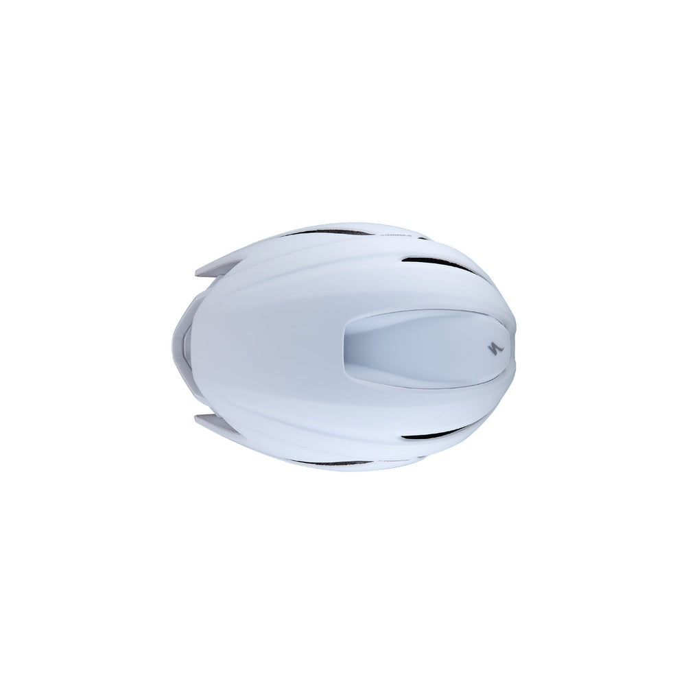 Specialized S-Works Evade 4 aerodynamic cycling helmet in matte white finish