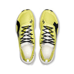 On Cloudboom Strike women's running shoes in limelight yellow with black details