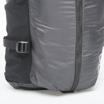 On Speed Pack 18L Lite backpack in Magnet gray with black compression straps and buckle