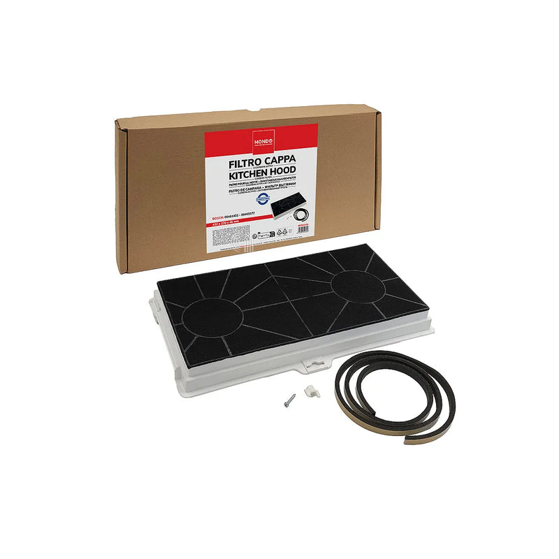 BOSCH, SIEMENS, CONSTRUCTA, NEFF, GAGGENAU, MONDO - Filtro di carbone attivo adattabile per cappa aspirante - 00701153