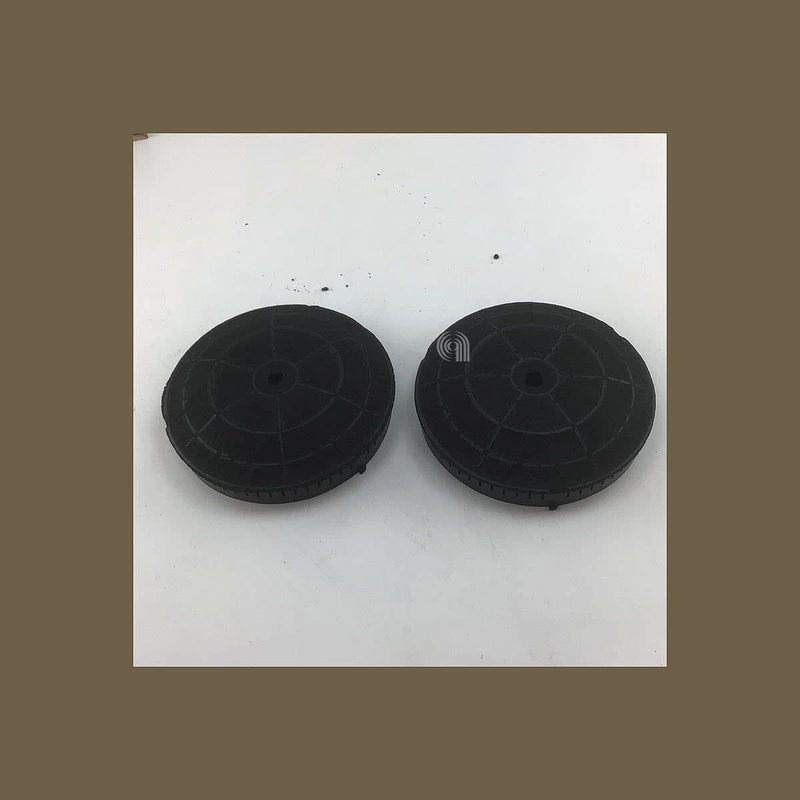 Set 2 filtri circolari carbone tipo 57 per cappa Elica