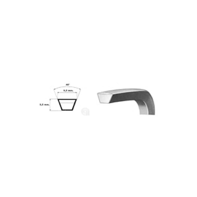 WHIRLPOOL, CANDY, ARISTON - Cinghia Trapezoidale per Lavatrice - 3L500