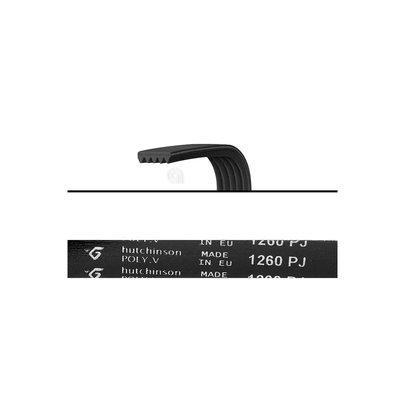 HAIER - Cinghia di Trasmissione Poly-V J5 1260 Lavatrice - 0020300381A