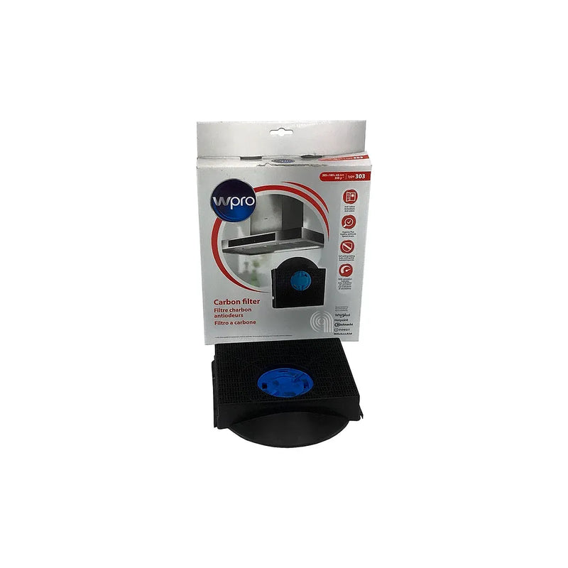 Filtro a carbone rettangolare 303 originale per cappa Whirlpool