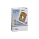 Set 4 sacchetti con filtro tipo K originale Bosch per aspirapolvere