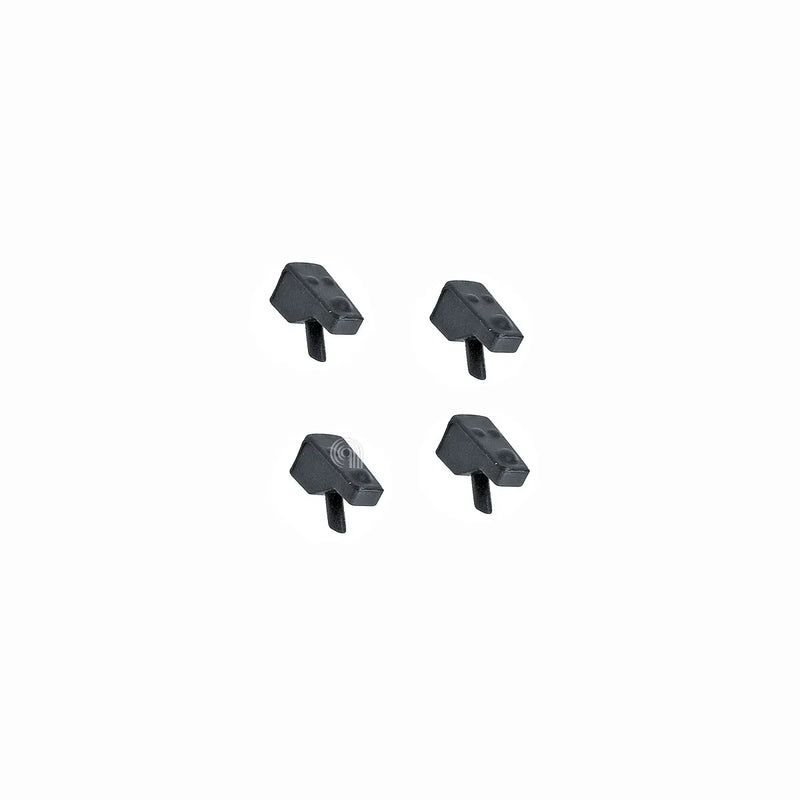 INDESIT, WHIRLPOOL - Kit di 4 piedini in gomma per griglia piano cottura - C00313506