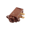 Interruttore a pulsante originale lavastoviglie Bosch codice 00166635
