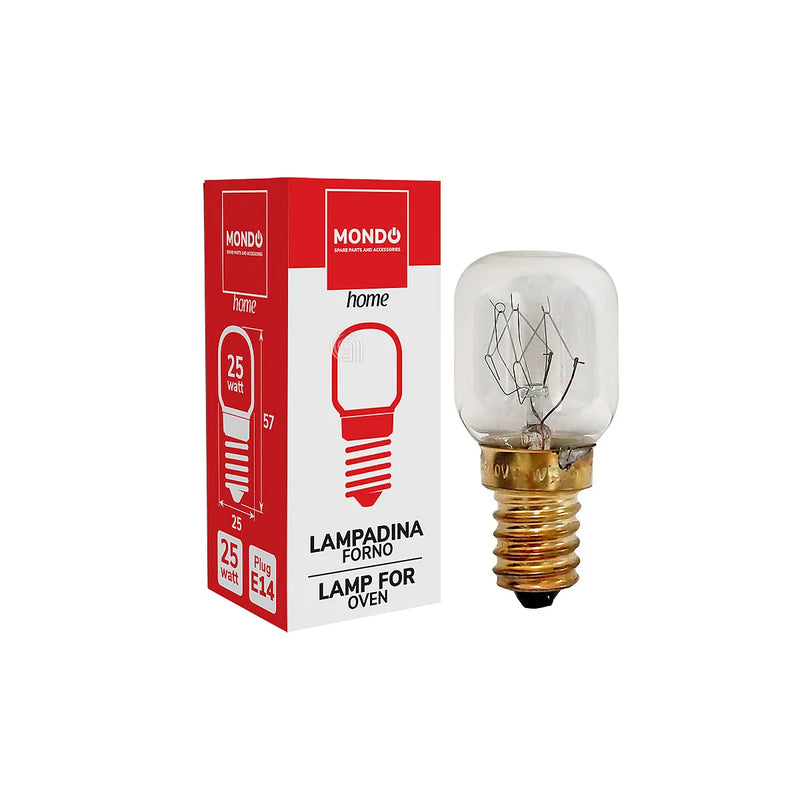 WHIRLPOOL, ARÇELIK, ARISTON, BOSCH, BALAY, INDESIT, SIEMENS, BEKO - Lampadina per Forno - E14 25W 300°C