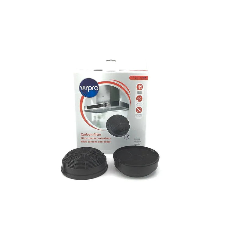 Filtro a carbone circolare tipo 47 per cappa Whirlpool originale