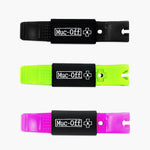 Muc-Off tire levers set with three colorful plastic levers in black, green, and pink