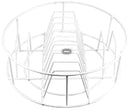 Cesto piatti lavastoviglie ø390mm linea