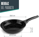 LACOR Padella Kale Alluminio Fuso 22cm - Modello 26522
