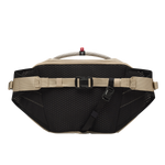On Sling Pack 9L in Biscuit and Black shown from rear panel view