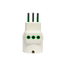 set 10 adattatori spina 2p+t 10a e 16a mondo