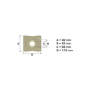 ELECTROLUX KENWOOD SAMSUNG AEG BOMANN FAKIR PROGRESS VOLTA ZANUSSI BLUE AIR CLATRONIC NILFISK PRIVILEG AMAZON BASICS - Set di 4 Sacchetti per Aspirapolvere - GR.50