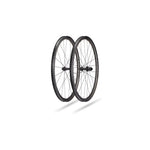 Specialized Roval Terra CLX carbon wheelset pair in satin carbon and gloss black finish