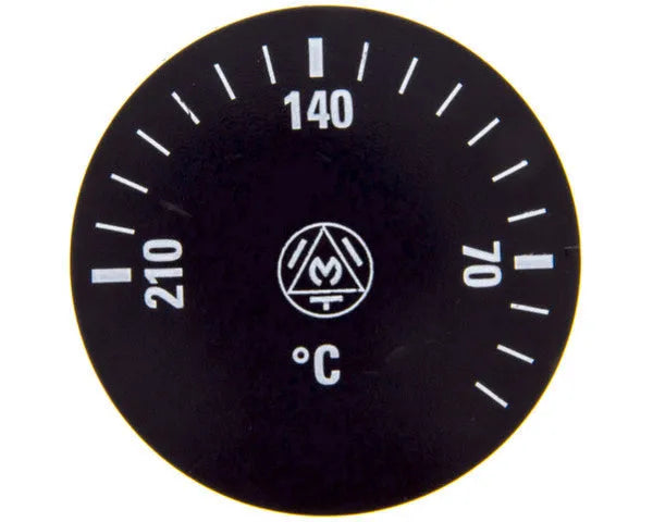 Comando termostato friggitrice 0-210ºC nero