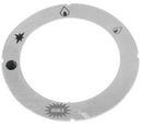 Ghiera decorativa manopola cucina con spia luminosa