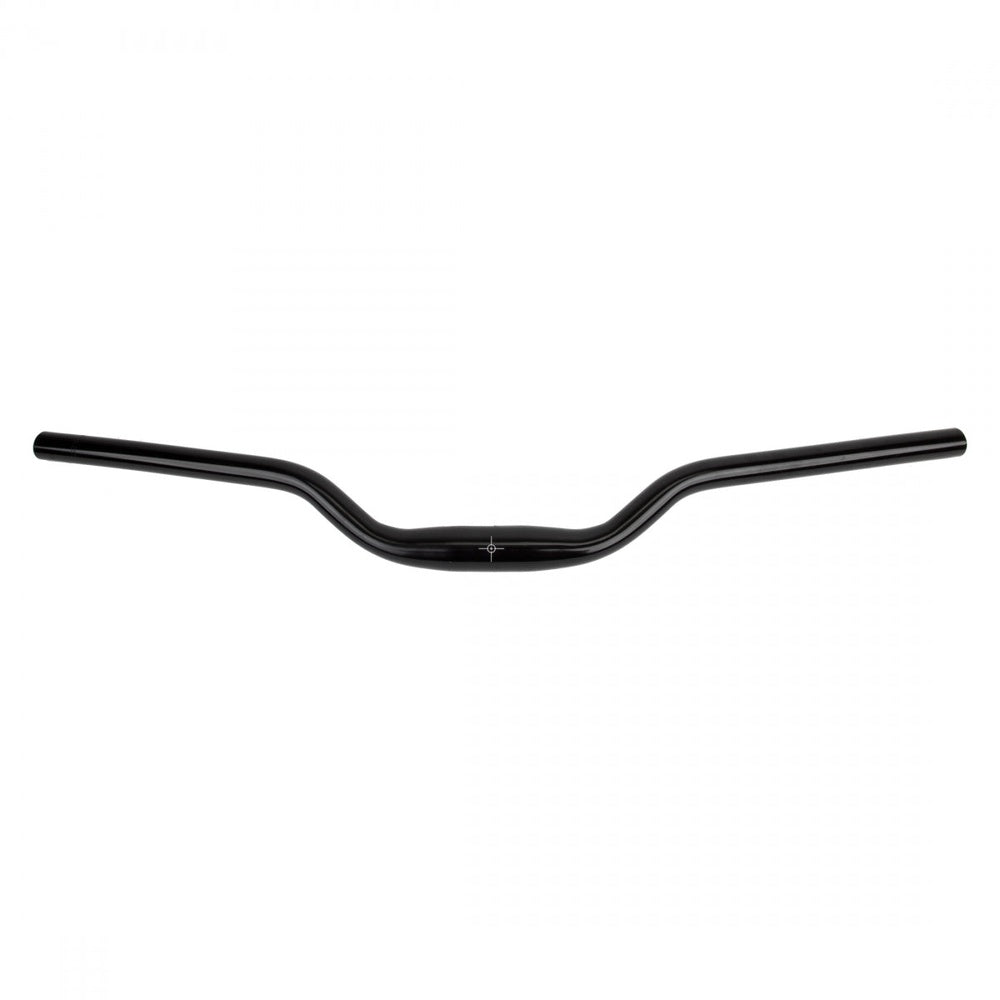 Sunlite MTB 2-inch rise 31.8mm aluminum bicycle handlebar in black finish