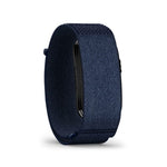 Garmin CIRQA Smart Band in Captain Blue with nylon loop strap on white background