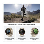 Garmin Fenix 9 Pro multisport GPS smartwatch featuring lightweight titanium case and preloaded mapping