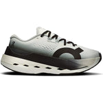 On Cloudboom Max women's running shoe in white with gray accents