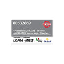 LOFRA, MIELE, RICAMBI CUCINA - Copertura bruciatore ausiliario piano cottura - 03190117