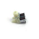 CANDY, ELECTROLUX, SMEG, WHIRLPOOL, ARISTON, BOSCH, INDESIT, SIEMENS, ZANUSSI, BRANDT, ZEROWATT, UNIVERSALE - Valvola solenoide doppia 90° 12mm per lavatrice - 4055030714