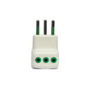 GBC - ADATTATORE TRIPLO A Y SPINA ITALIANA 10A - AST-55301166