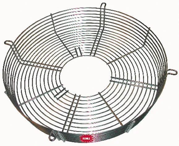 Griglia in acciaio per motore ventilatore ø 390 mm.