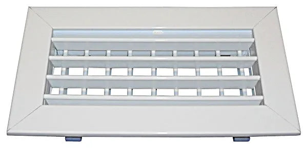 Griglia di mandata 200x100 mm. ddh bianca