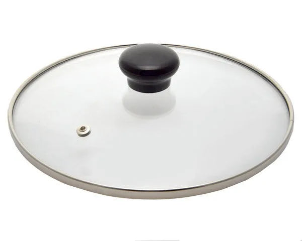Coperchio in acciaio inox con valvola ø 20 cm.