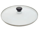 Coperchio in acciaio inox con valvola ø 26 cm.