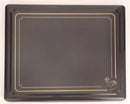 Copertura piano di lavoro 610 x 520 mm. decorazione nera