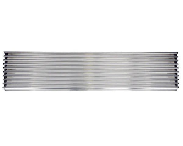 Griglia di ventilazione 600x125mm acciaio inossidabile opaco