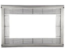 Cornice decorativa per microonde in acciaio inossidabile opaco