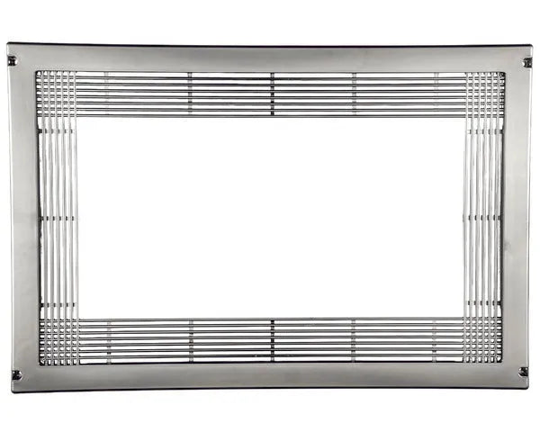 Cornice decorativa per microonde in acciaio inossidabile opaco